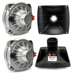 JBL 2 x D250-X GW Midrange Compression Drivers 2 x HM17-25 60×40 Horn Flares