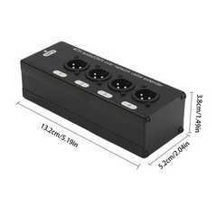 2Pcs 4 Channel Audio Network XLR Male Female to Single Ethercon Cable Extender