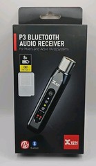 Xvive P3 Bluetooth Wireless Receiver for Mixers & Active PA/DJ Systems, Black