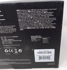 Blue Snowball Black iCE USB Microphone 988-000067 New in Box Logitech