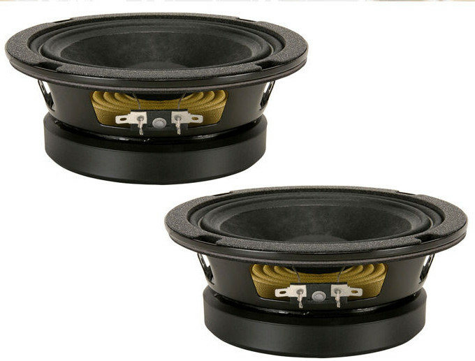 Eminence ALPHA-6C Mid-Range PA Speaker 200 Watts Mid-Bass Woofer 8-Ohms (PAIR).
