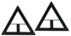 (2) Rockville Adjustable Studio Monitor Speaker Stands For Blue Sky SAT 6D
