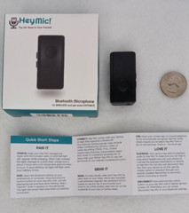Hey Mic! Bluetooth Microphone: iPhone, Android, PC Mac Audio/Video Record – READ