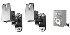 Pair Hidden Wall Mount Swivel Brackets For Sony SS-B1000 Bookshelf Speakers