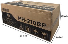 PRORECK Dual 10in Full Range 8000W Powered Line Array Speaker*4 With Frame