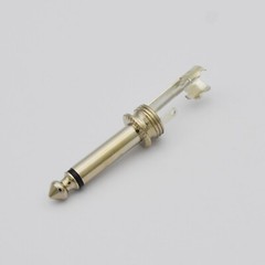 10 PCS 1/4 in TS Connector 6.35mm for Speaker Cable Jack Plug Connector End Blue