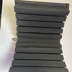 Talent Microphone Shield Acoustic Panel Foam Metal for Booth Black Silver
