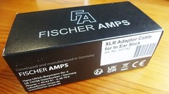 Fischer Amps Y Stereo Sum Cable XLR In Ear Stick Mini Bodypack Audio Adapter