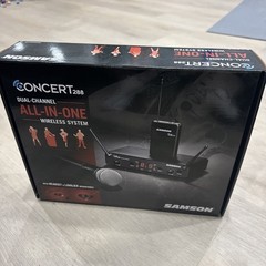 Samson Concert 288 All-In-One UHF Beltpack Lavalier Headset Wireless Mic System
