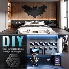 12 Pack Soundproof Foam Panels Noise Reduction Acoustic Panels Self-Adhesive Pad