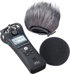 Zoom H1N & H1 Recorder Foam Outdoor Deadcat & Foam Pop Filter & Furry Windscreen