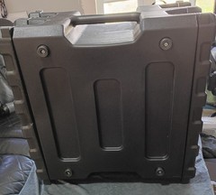 Gator Pro Series 4U Rack Case Molded Plastic Black Carry Handle Large 23″23″12″