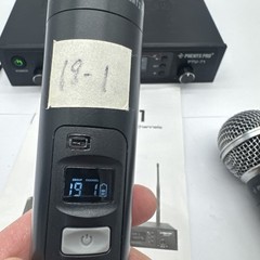 Phenyx Pro Put-71 Wireless Microphone System, Dual Wireless Mics READ