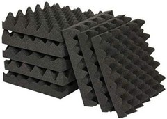 6 Pack Egg Crate Acoustic Foam Panels 12×12 Inch Soundproof Dampening