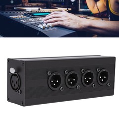 XLR 3 Pin Splitter Box With Robust Construction For PA System Easy To Use