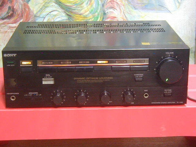 Sony Ta-v910 Stereo Amplifier Working