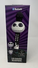 Disney Bluetooth Wireless Microphone Nightmare Before Christmas Jack Skellington