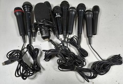 LOT OF 10 Various Brands & Models Microphone Used Working