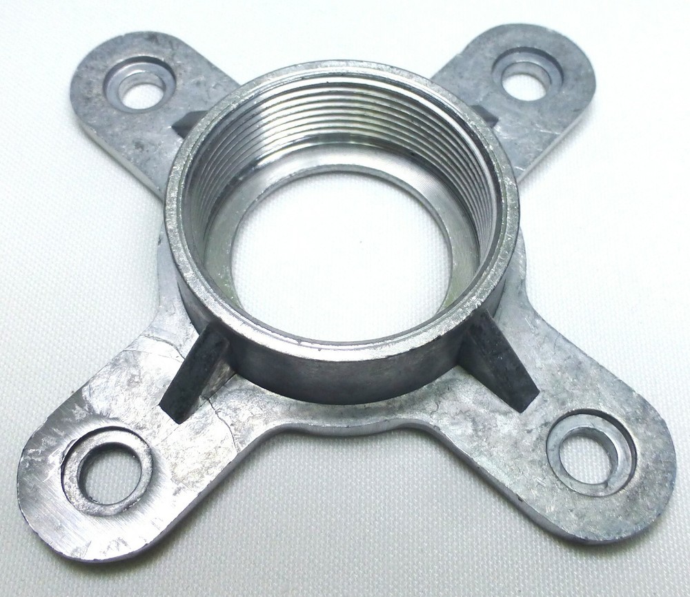 Flange Adapter 1 3/8″-18 for 1″ Bolt-On Horn Flare with 4 Hole (Aluminum Metal)