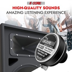 High-Power 200W Compression Horn Speaker with Aluminum Diaphragm