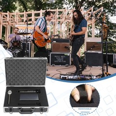 17 Inch Hard Shell Carrying Case Ideal for Wireless Mic System Storage & Camera