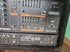 YAMAHA EMX640 Powered Mixer 6-Channel Dual Amplifier Digital Effects EMX 640