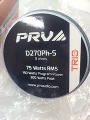 PRV Audio D270Ph-S- 1″ Exit Phenolic Compression Driver Vocal Reproduction 8ohms