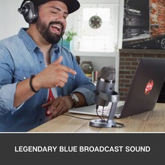 Blue Yeti Nano Premium USB Microphone – Shadow Gray: Cardioids & Omnidirectional