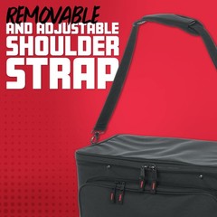 Cases Lightweight Rack Bag with Removable Shoulder Strap, Pull handle, and Wh…