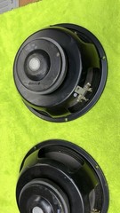 2X 10″ Speaker woofer drivers LOOKS JBL NO BRAND Marked 1970s Work GREAT HEAVY🔥