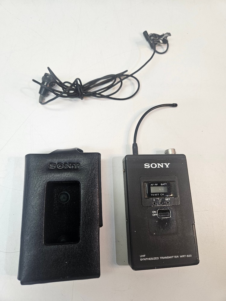 Sony WRT-820A UHF Synthesized Mic Transmitter 68 794.125-805.875MHz/Lavalier