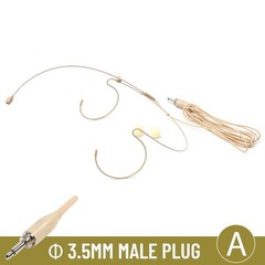 Hot Sale Headset Mic Headworn 1.2m 100-20KHZ Double Earhook For