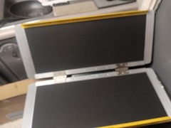 Flight/Road-Ready Aluminum Case w/ Handle, Black/Silver/Yellow