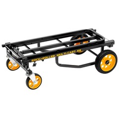 Rock N Roller MultiCart 8in1 Transpter Cart Black FrameYellow Wheels Mid