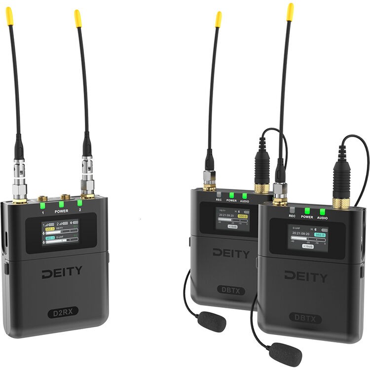 Deity Microphones Theos Digital 2-Person Camera-Mount Lavalier Microphone System