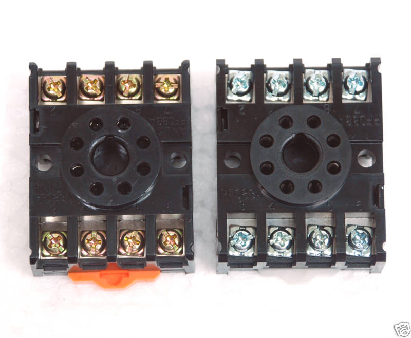 20pc Relay Timer Socket PF083A 8P Screw Terminal DIN Rail CE RoHS Anly Shinohawa