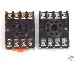 2pc Relay Timer Socket PF083A 8P Screw Terminal DIN Rail CE RoHS Anly Shinohawa