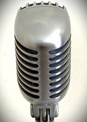 Vintage 1950’s Shure 55S Dynamic Microphone, original, working, w/stand & cable