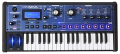 Novation MiniNova 37 Mini Key Compact Synthesizer Blue AMS Analogue Modelling