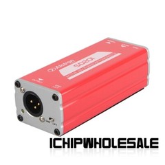 2PCS SD201 48V Phantom Powered Active Direct DI Box for Professional Stages
