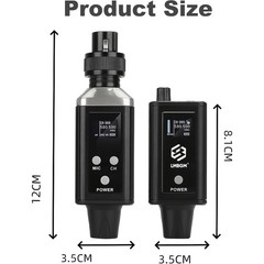 A9 UHF Mono Wireless in-Ear Monitor Pro System Transmitter and Beltpack Receiver