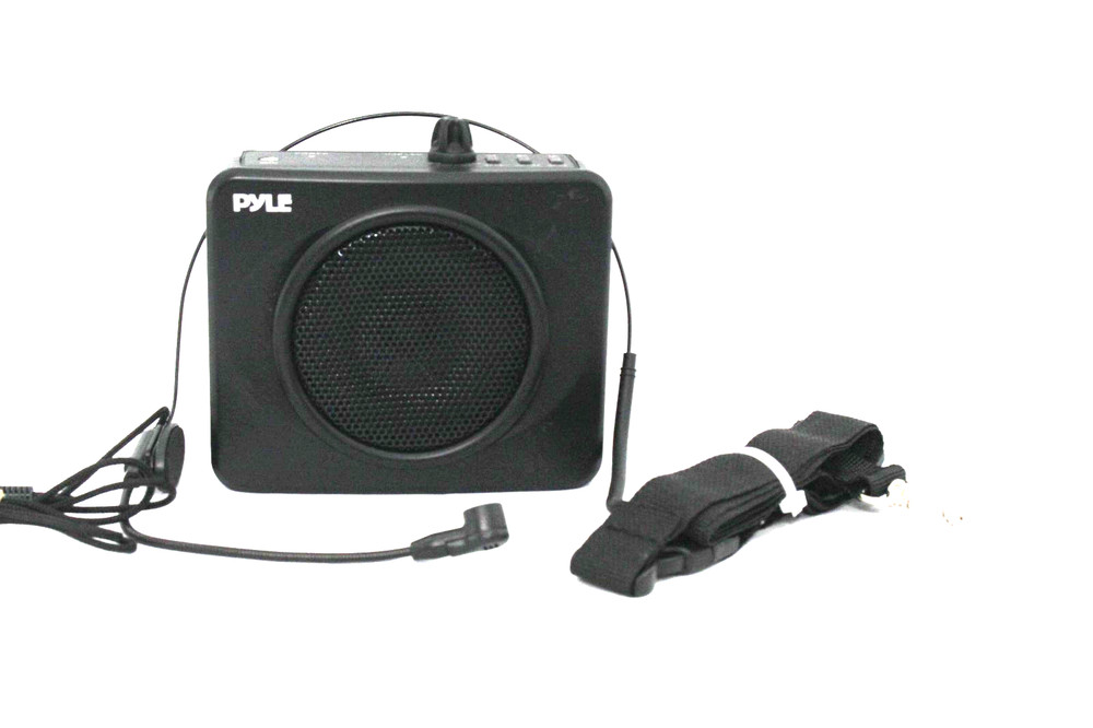 PYLE Portable Waist-Band PA Speaker System – Compact Voice Black