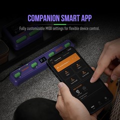 SONICAKE Pocket Control – MIDI Foot Controller, Wired/Wireless MIDI Transmiss…