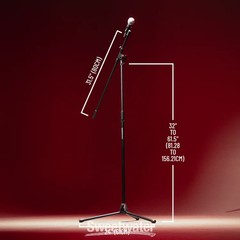 Gator Frameworks Rok-It Series Tripod Boom Microphone Stand