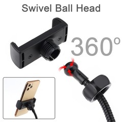 Microphone Stand Adjustable Mic Stand Tray with Phone Holder Clamp On Utility