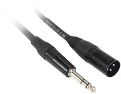 4 Rockville RCXMB30-B Black 30′ Male REAN XLR to 1/4“ TRS Balanced Cables