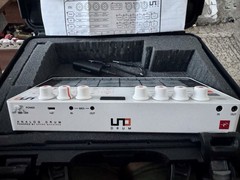 Ik Multimedia Uno Analog/PCM Drum Synthesizer with Nanuk Hard Case and Manual