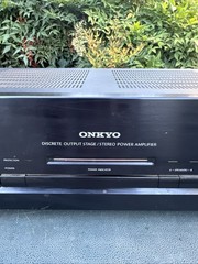Onkyo M-5100 Discrete Output Stage / Stereo Power Amplifier 8 Ohms 110w Per Chan