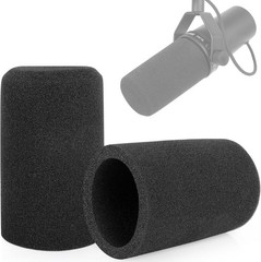 Windscreen for SM58, 6Pack Microphone Pop Filter Foam Cover for Shure SM58 SM48,