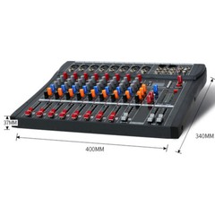 8/12/16 Channel Mixing Console Sound Pro USB Bluetooth Live Studio Audio Mixer